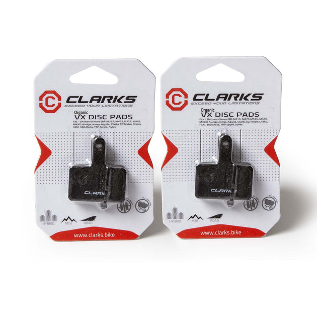 PLAQUETTE FREIN VTT 34 CLARKS ORGANIQUE ADAPT. SHIMANO DEORE/TEKTRO DRACO  AURIGA