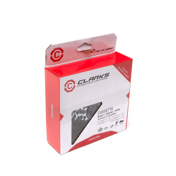 Clarks Rear Cassette - 10 Speed 11-32t