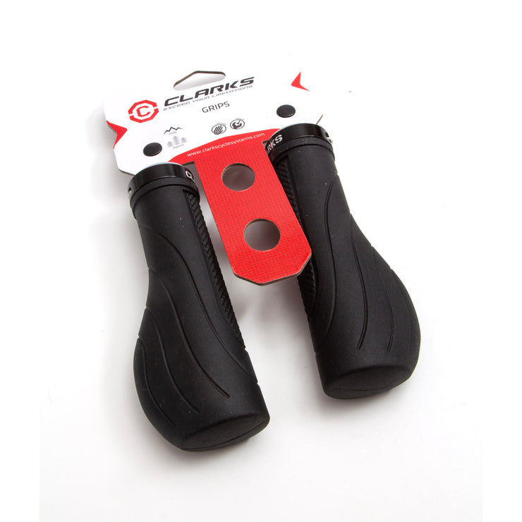 Ergonomic Grip with integrated locking rings & palm support