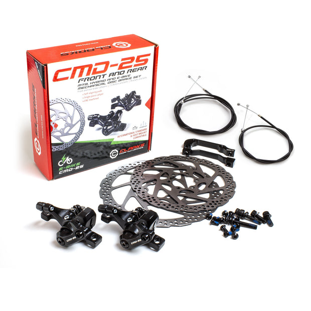 CMD-25 Mechanical Disc Brake Set & Cables