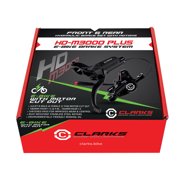 Clarks HD-M3000 Plus E-bike Hydraulic Brake Set