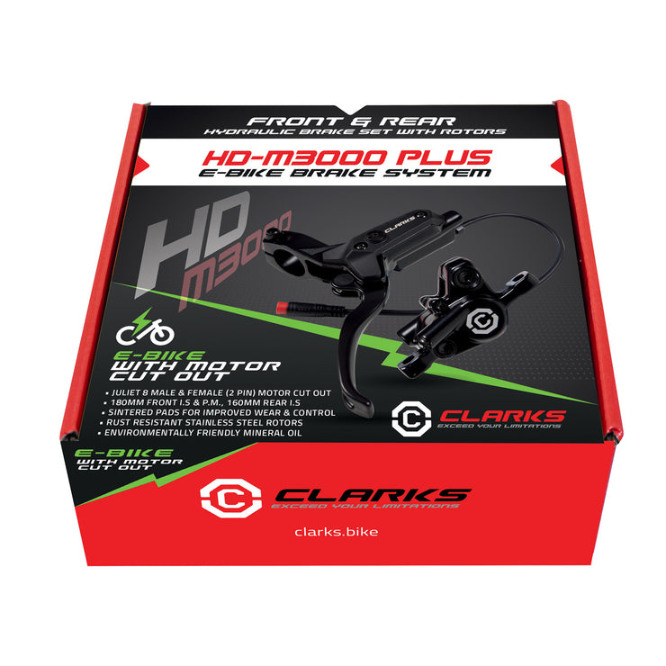 Clarks HD-M3000 Plus E-bike Hydraulic Brake Set