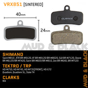 Sintered - Shimano, Clarks, TRP X2