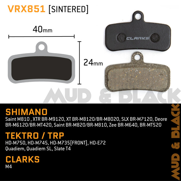 Sintered - Shimano, Clarks, TRP X2