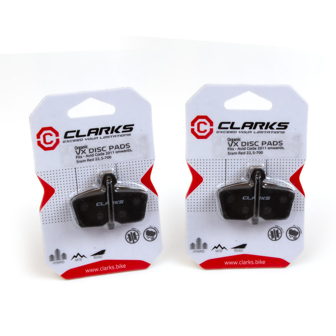Clarks VX852C – 25 Paires Patins Frein à Disque – Shimano Deore Compatible – Résine
