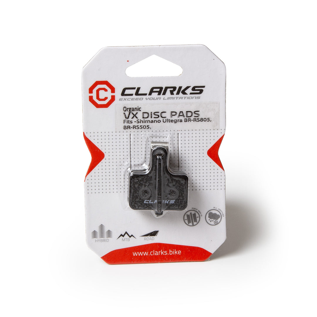 Clarks Organic Disc Brake Pads MTB, Hybrid, Road, SHIMANO, SRAM, CLARKS  compatible
