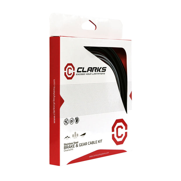 Clarks Stainless Steel Universal Brake & Gear Cable Kit