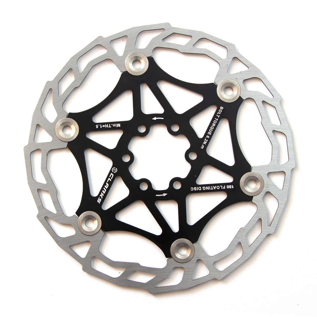 Coppia Rotori Freno A Disco Galleggianti Hope 220mm | 6 Bulloni, Colore Blu, Per Mountain Bike