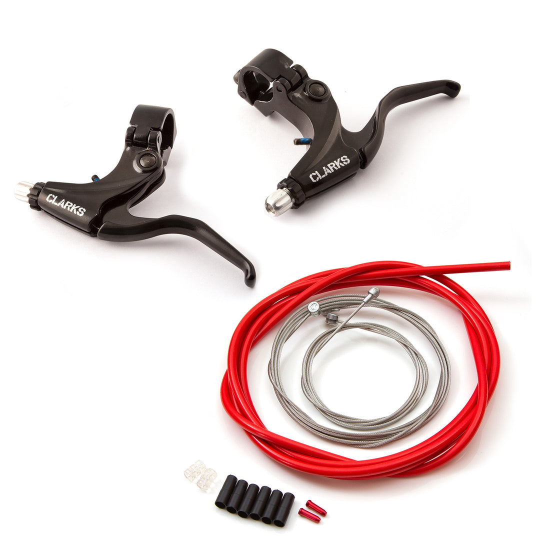 Clarks V-Brake levers with brake cable kit – Mud and Black