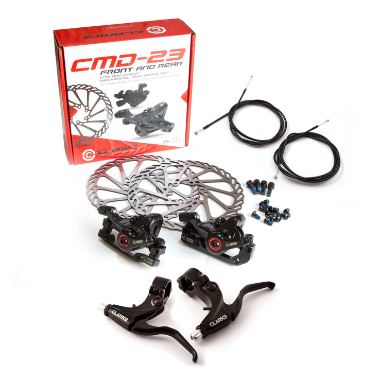 CMD-23 Mechanical Disc Brake Set, Levers & S/S Cables