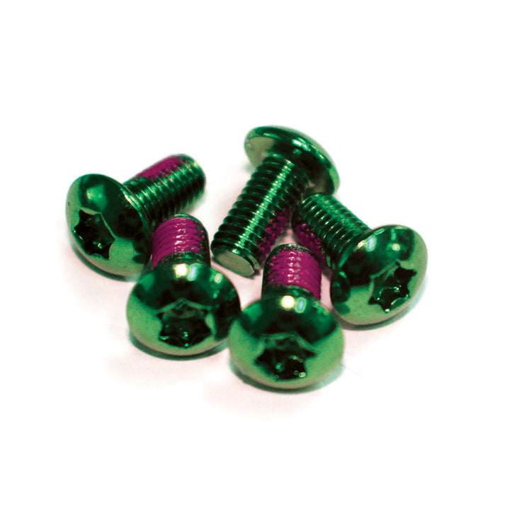 Rotor bolts - anodised steel, Torx Head