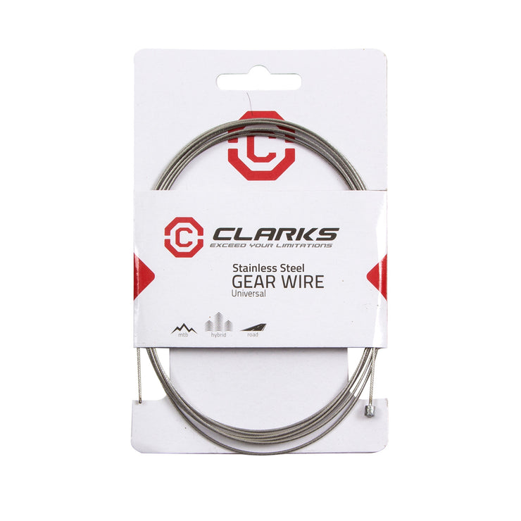 Clarks Stainless Steel Gear Wires, MTB, Hybrid Road Bike, 2275mm