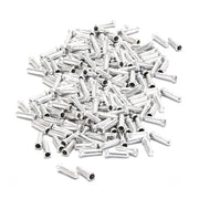 Wire end covers - silver